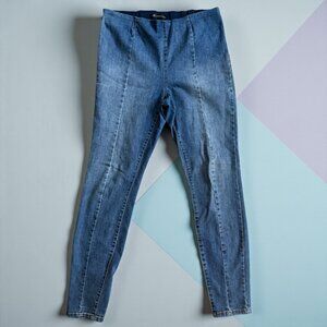INC Medium Wash Pull On Skinny Jeans Size 8